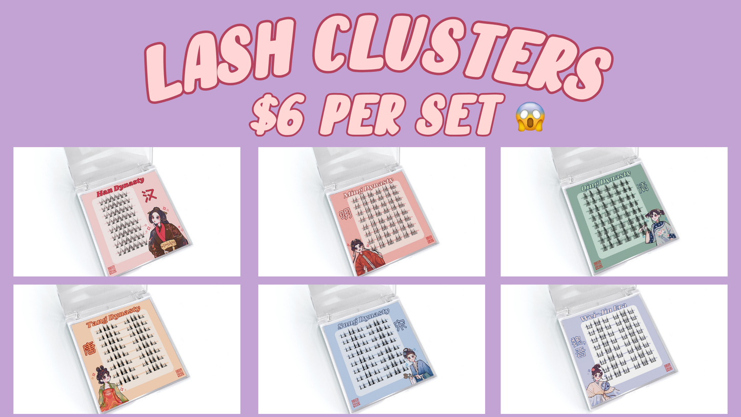 Dynasty Lash Clusters: All 6 Dynasties