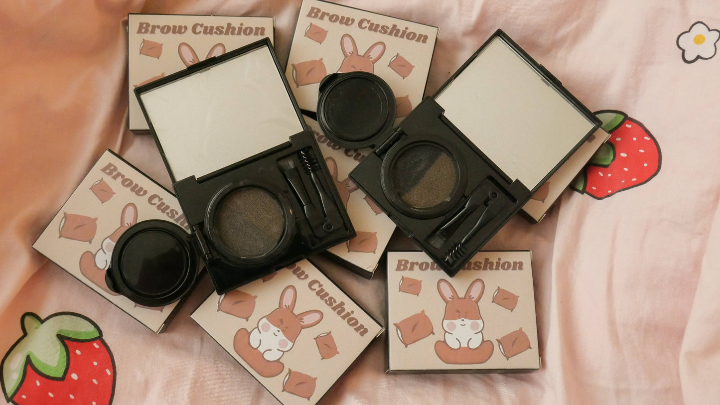 Bunny Brow Cushion: Black/Brown (Duo #2)