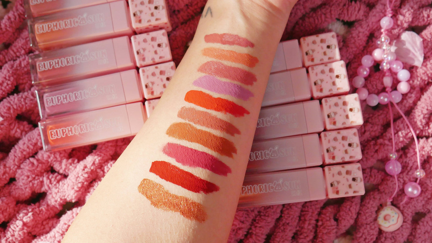 Cappuccino Cafe Fall Velvet Matte Lip Tints: All 10 Lip Tints