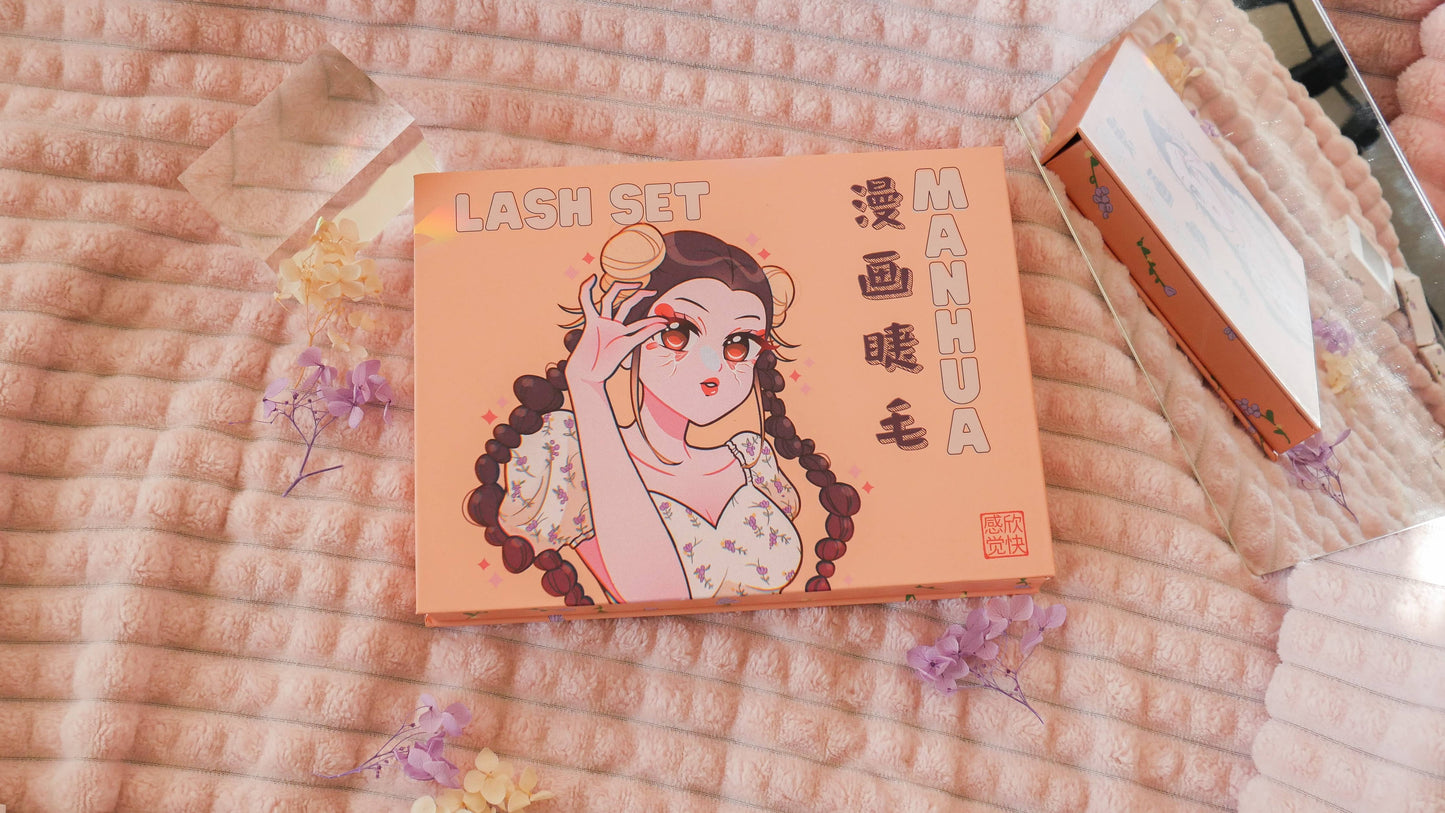 Manhua Natural Lash Set
