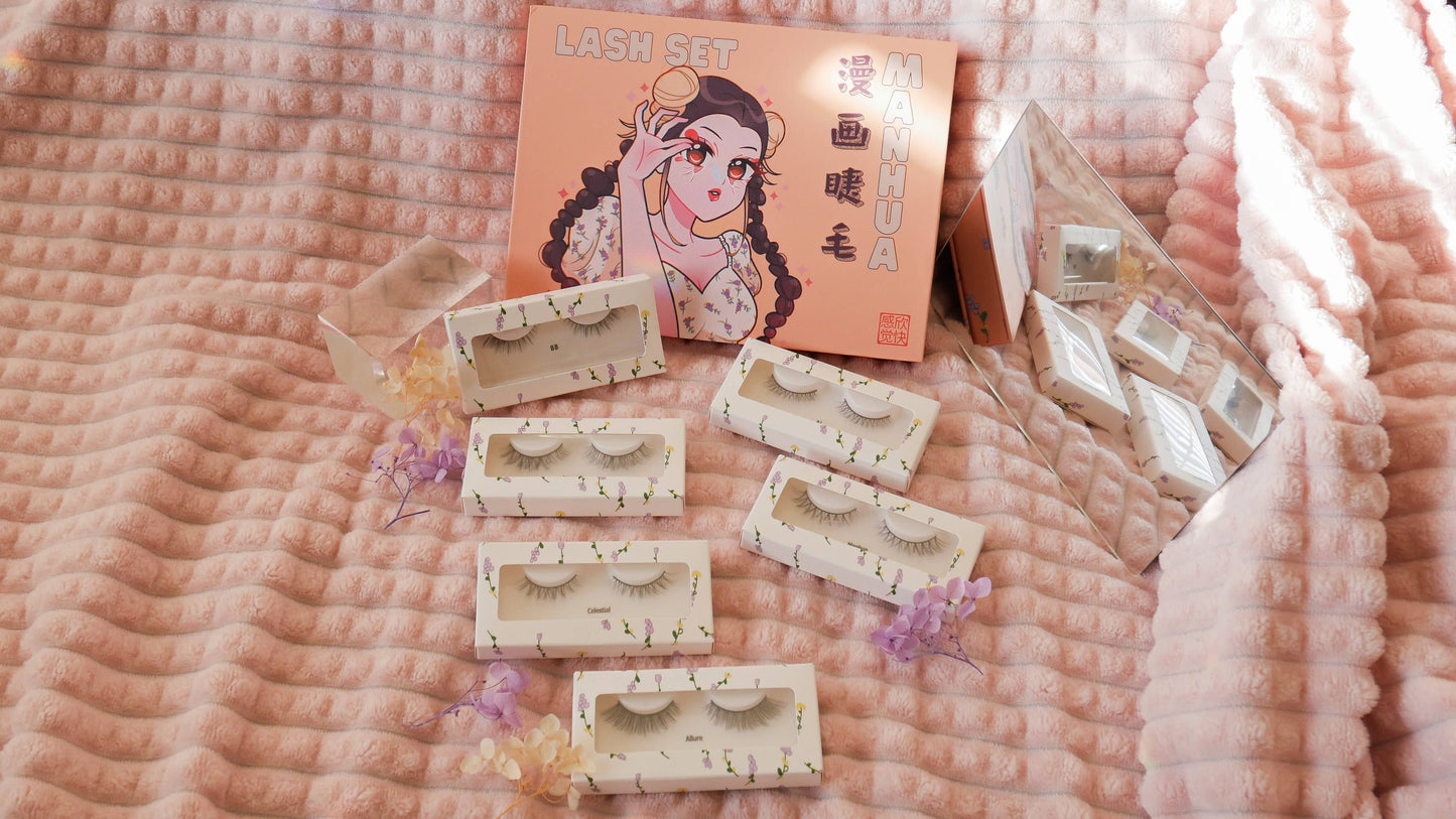 Manhua Natural Lash Set