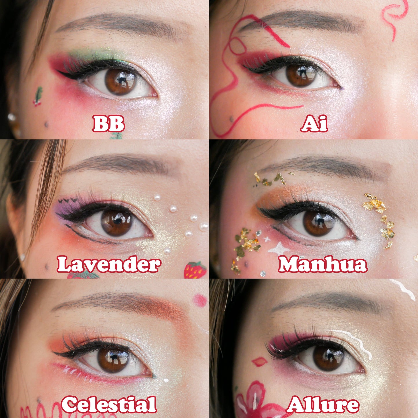 Manhua Natural Lash Set