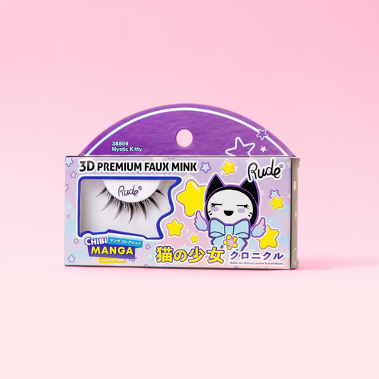 Chibi Manga 3D Premium Faux Mink Lashes: Mystic Kitty