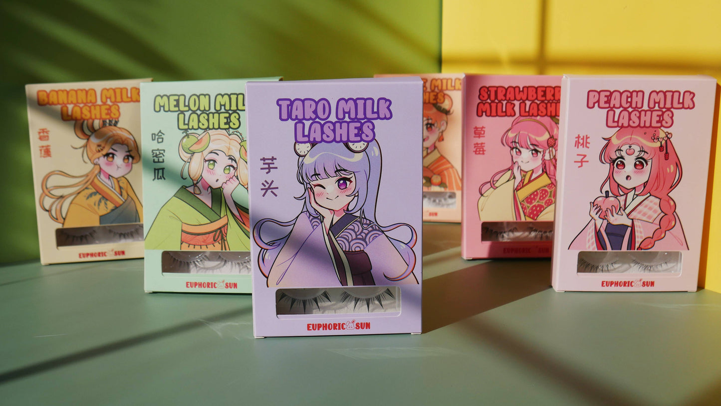 Milk Series Manhua Lash Sets: All 6 Sets