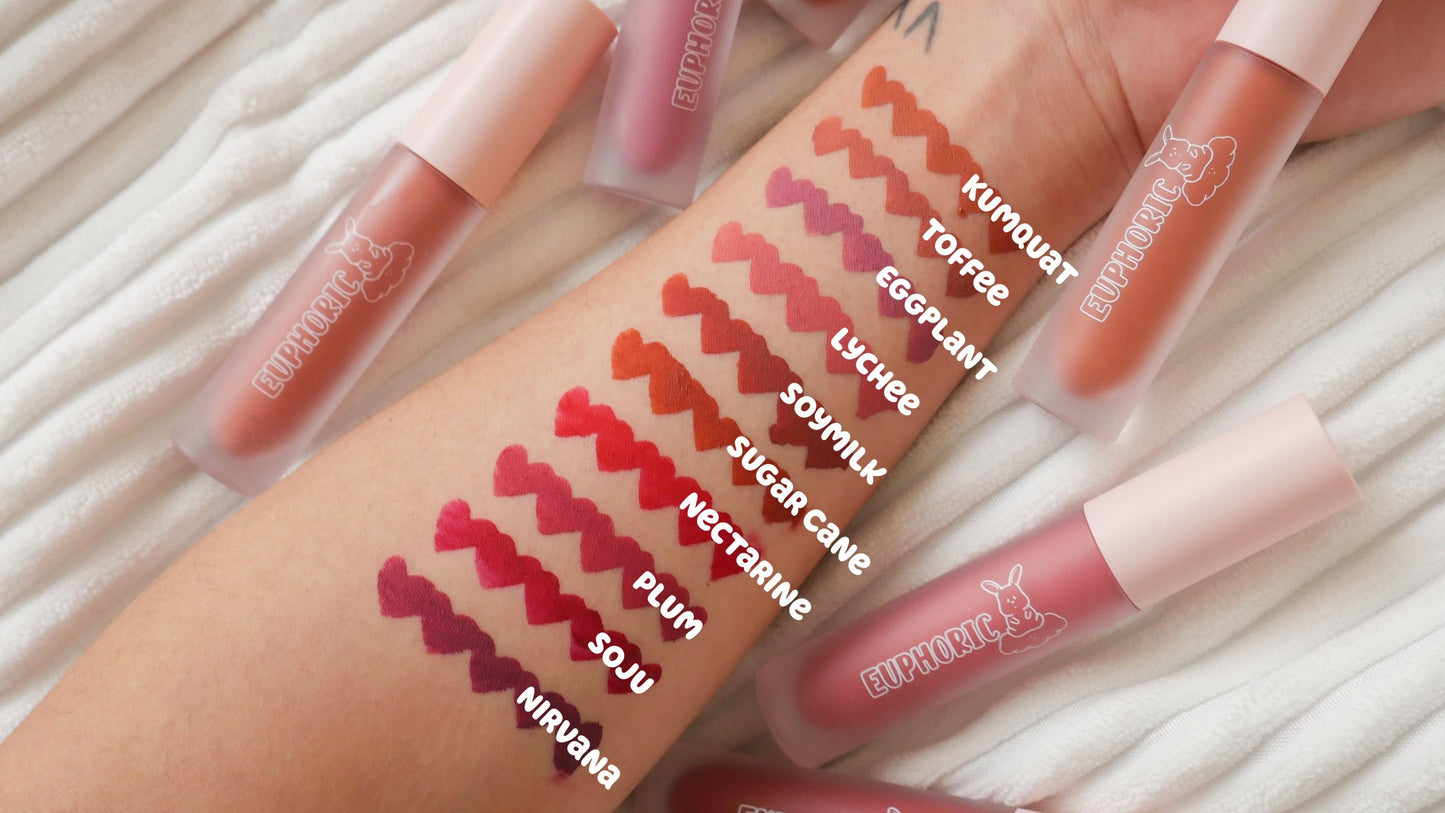 Velvet Matte Lip Tints: Bundle of all 10