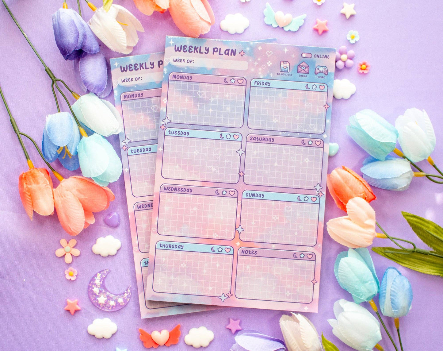 Game Time Weekly Planner Pad