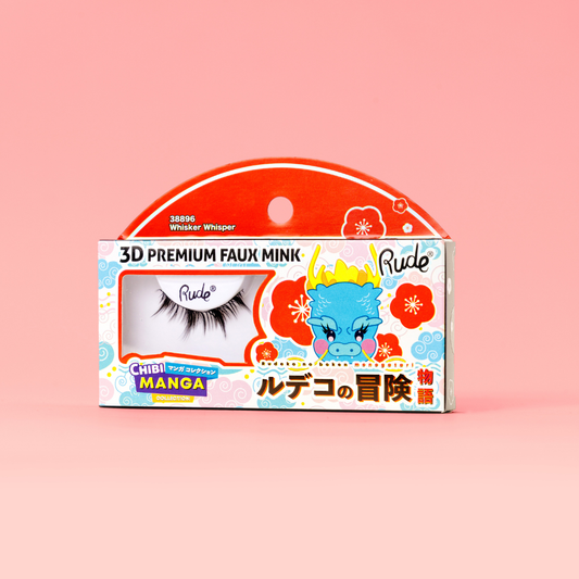 Chibi Manga 3D Premium Faux Mink Lashes: Whisker Whisper