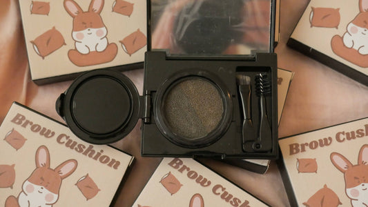 Bunny Brow Cushion: Browns (Duo #1)