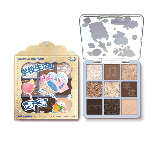 Chibi Manga 9 Color Eyeshadow Palette: Spring Break