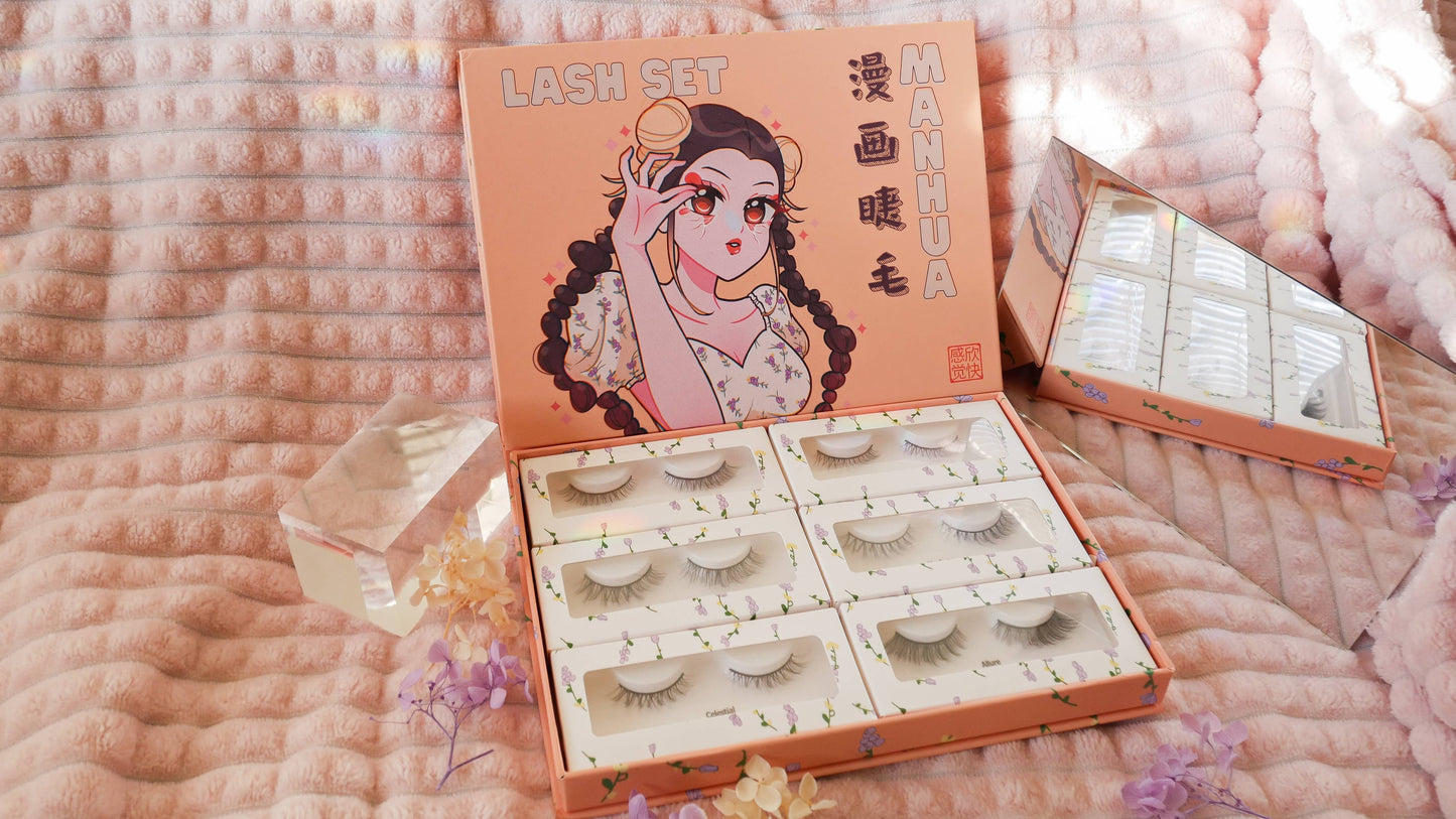 Manhua Natural Lash Set