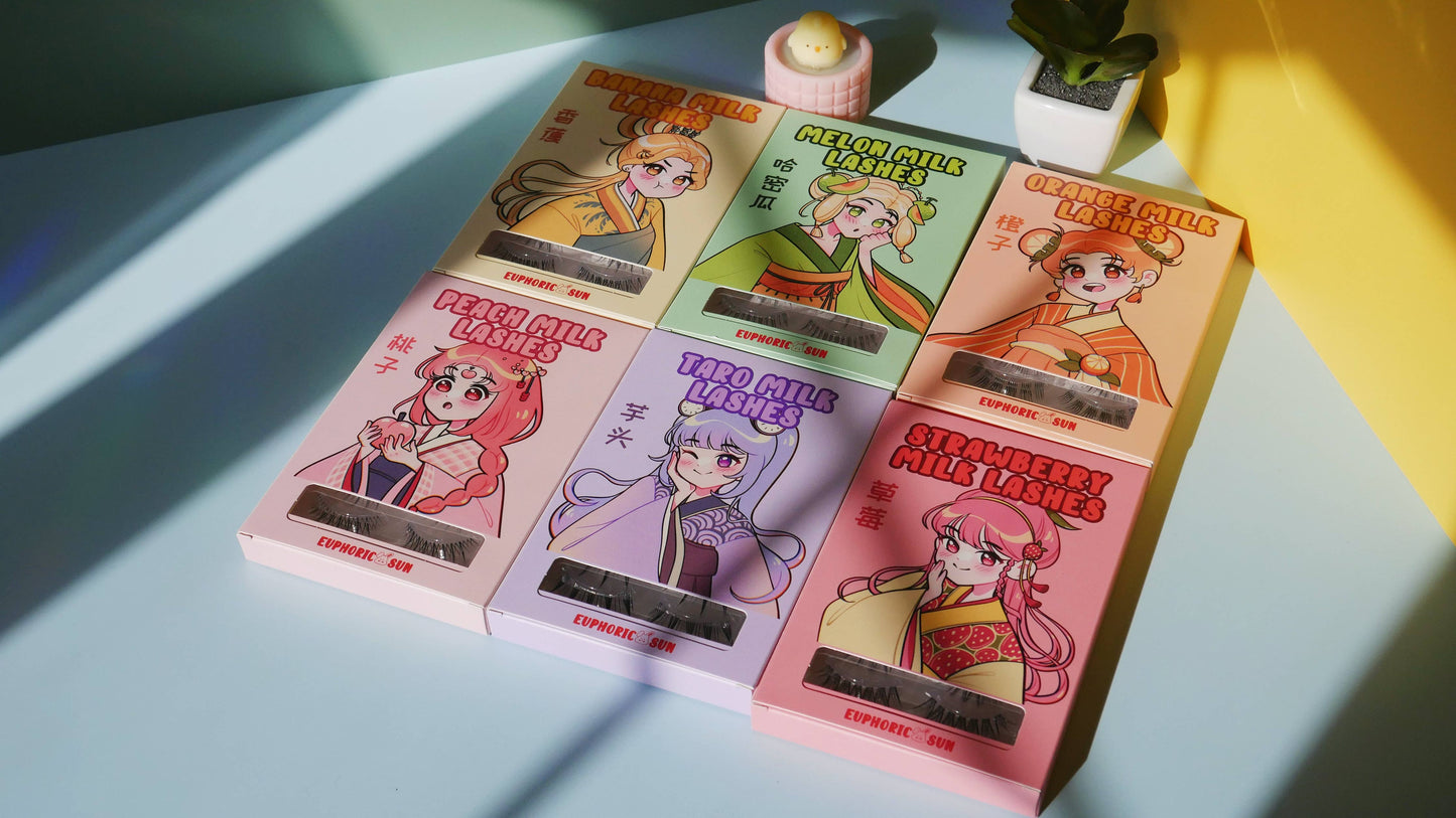 Milk Series Manhua Lash Sets: All 6 Sets