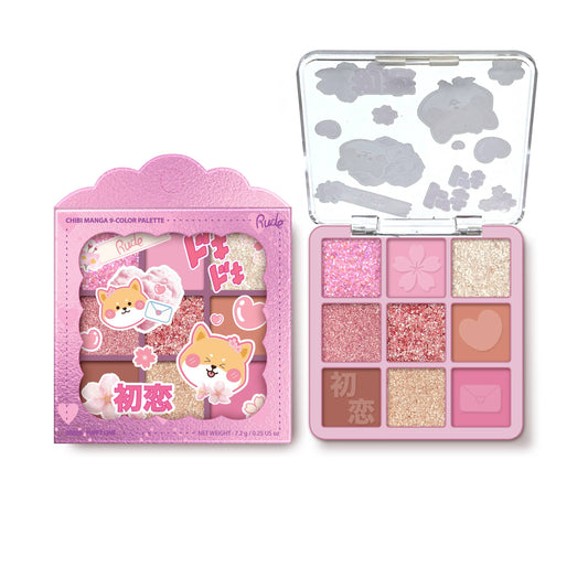 Chibi Manga 9 Color Eyeshadow Palette: Puppy Love