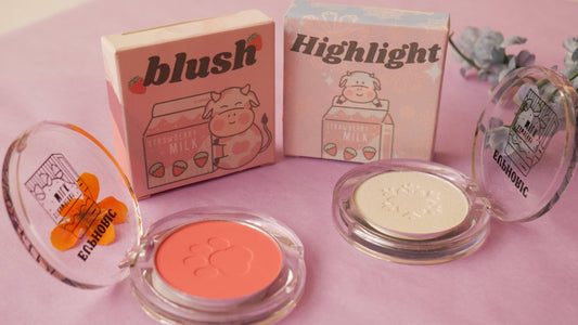 Strawberry Cow Blush and Highlight Duo