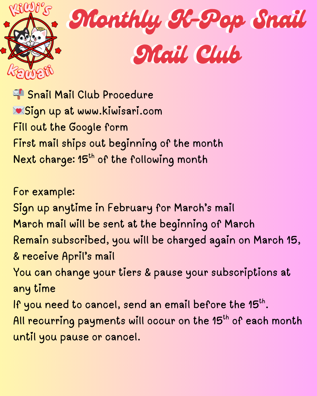 Monthly K-Pop Stationery Snail Mail Club (Deluxe, USA only)