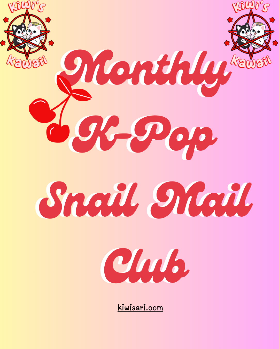 Monthly K-Pop Stationery Snail Mail Club (Deluxe, USA only)