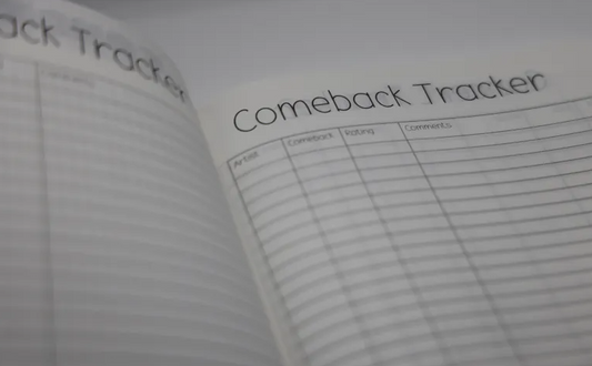 K-Pop Planner / Journal A5 undated/academic tomoe river paper